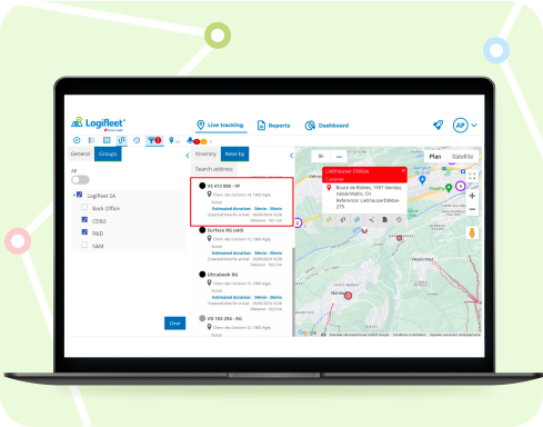 Communicating accurate arrival time to the customer